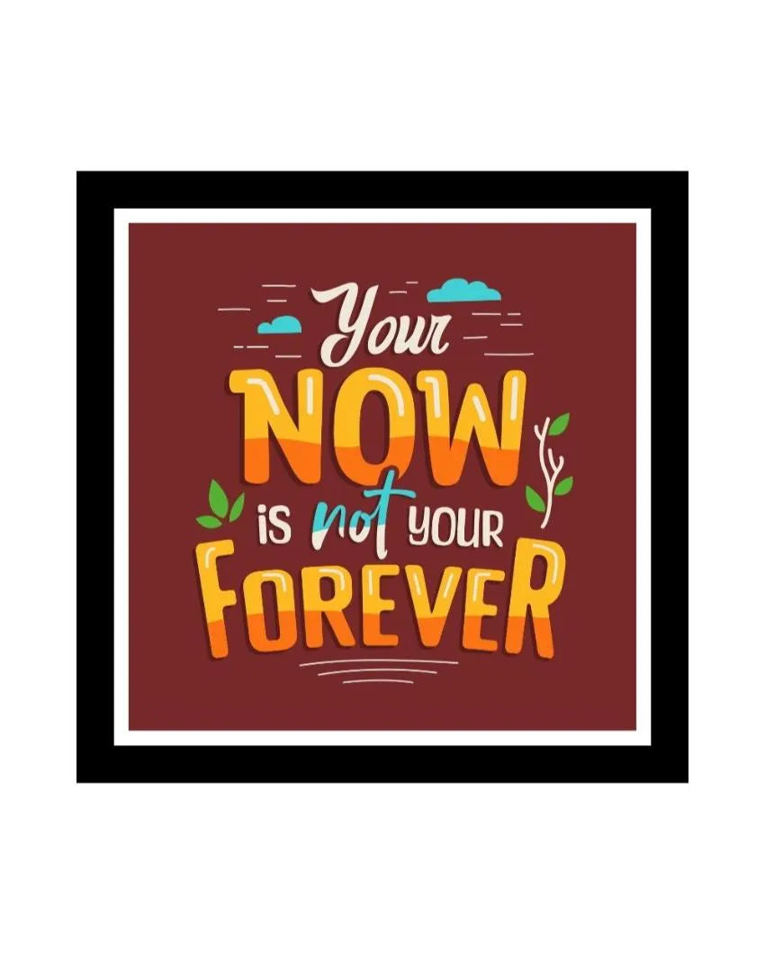 Decorate Determination Quote Poster Acrylic Wall Art Frame