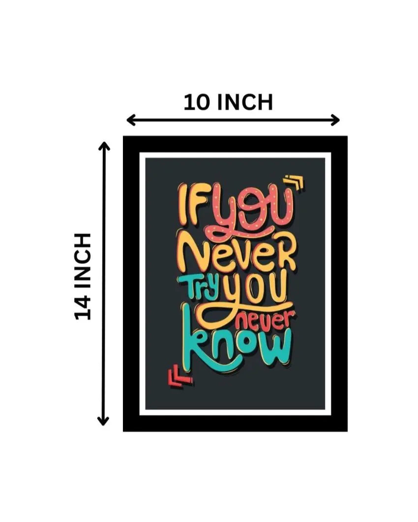 Inspire Brilliance Motivational Art Prints Acrylic Wall Art Frame