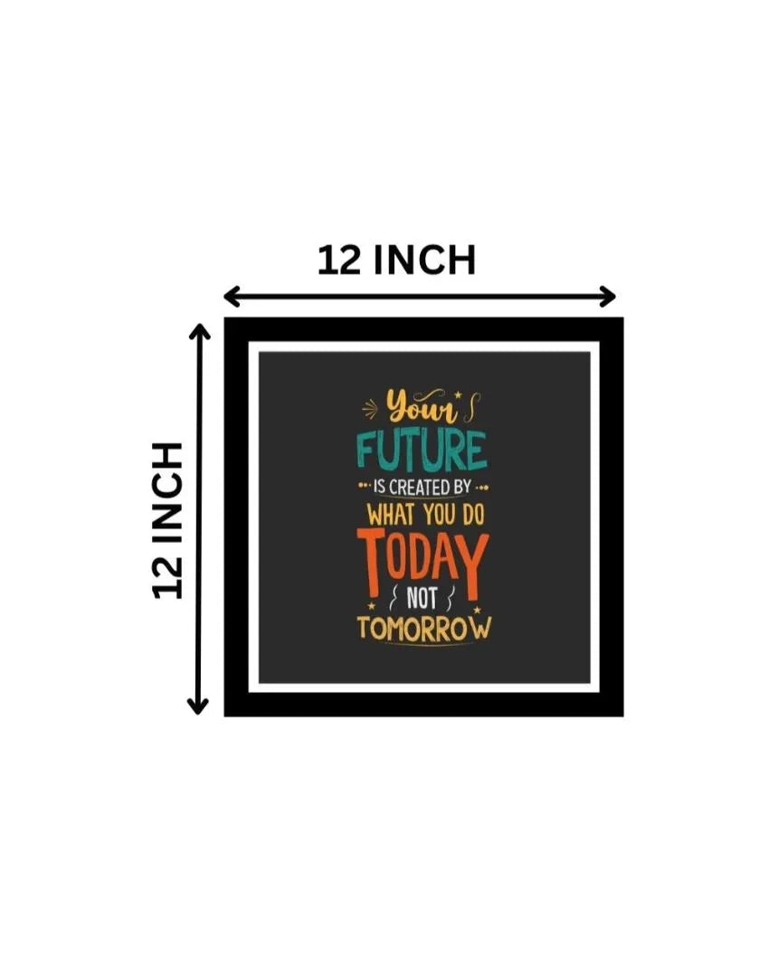 Artistic Inspiration Acrylic Quote Prints Wall Art Frame