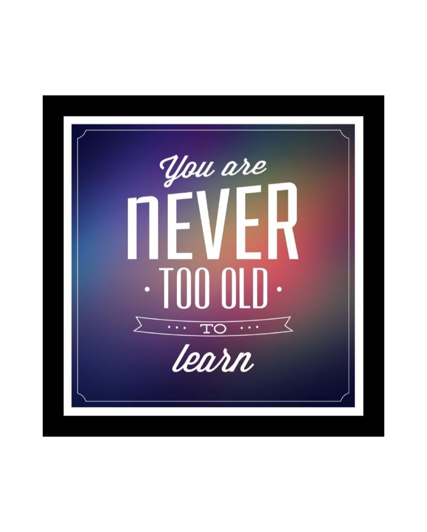 Illuminate Spaces Acrylic Motivational Wall Art Frame