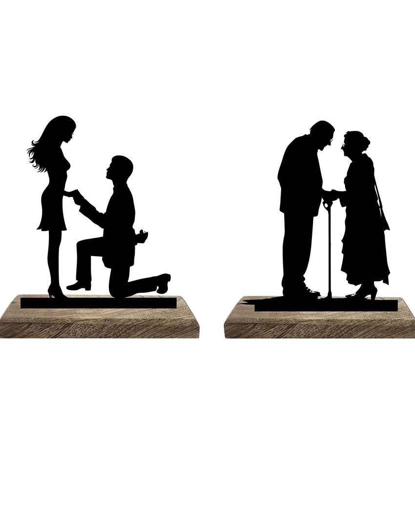 Young & Old Eternal Love Table Décor | Set of 2