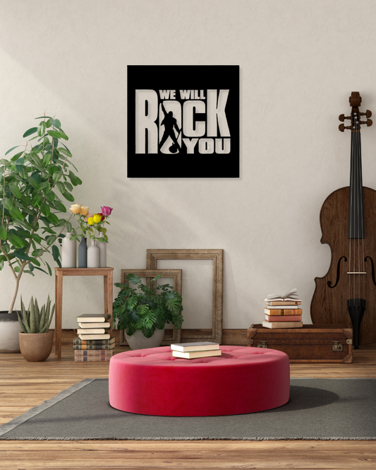 We Will Rock YouIron Wall Hanging Décor