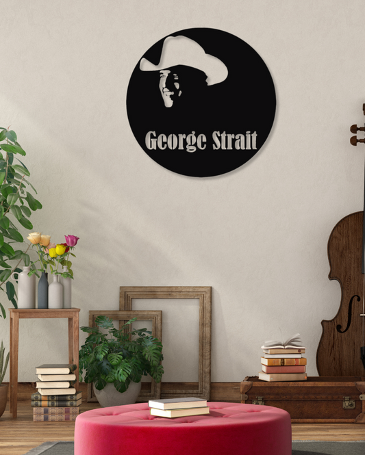 George StraitIron Wall Hanging Décor