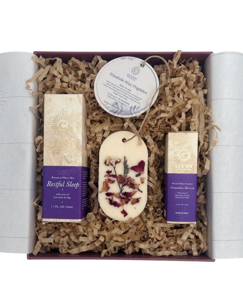 Botanical Pillow Spray with Diffuser Oil & Wax Melt Bliss Gift Set | Pack of 3