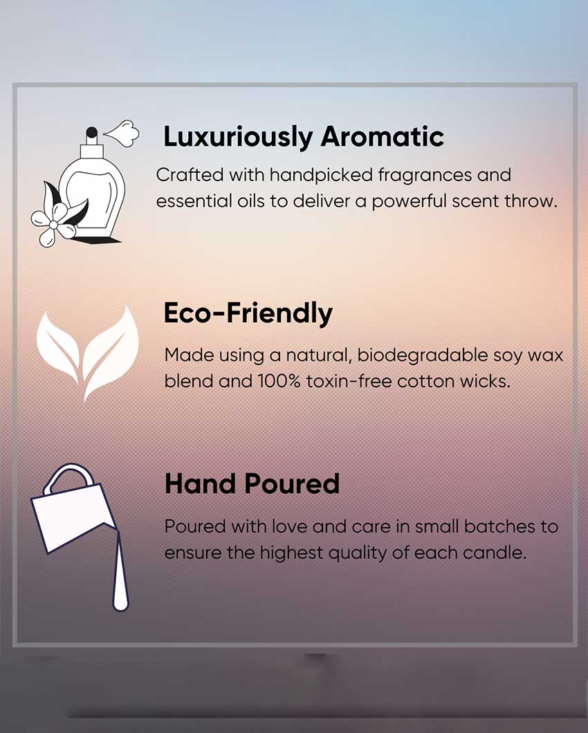 Eternal Love Always Wins Valentine’s Rose Soy Wax Candle | 3 x 4 inches | 200ml