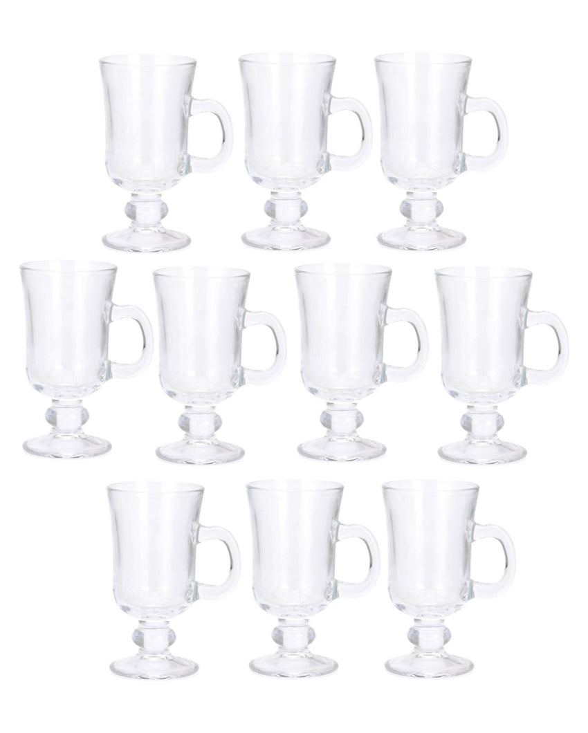 Timeless Design Clear Glass Beer Mugs | 200ml | 3 x 6 inches