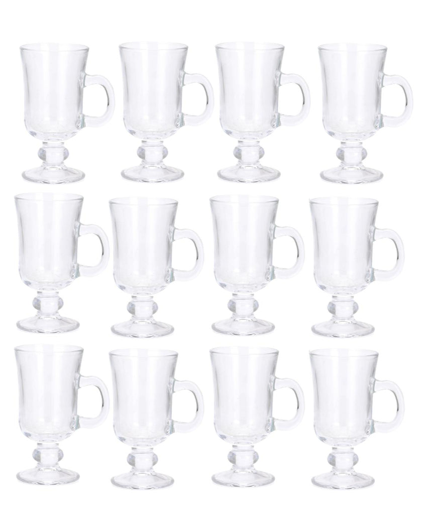 Timeless Design Clear Glass Beer Mugs | 200ml | 3 x 6 inches