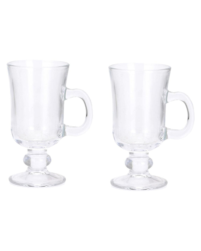 Timeless Design Clear Glass Beer Mugs | 200ml | 3 x 6 inches