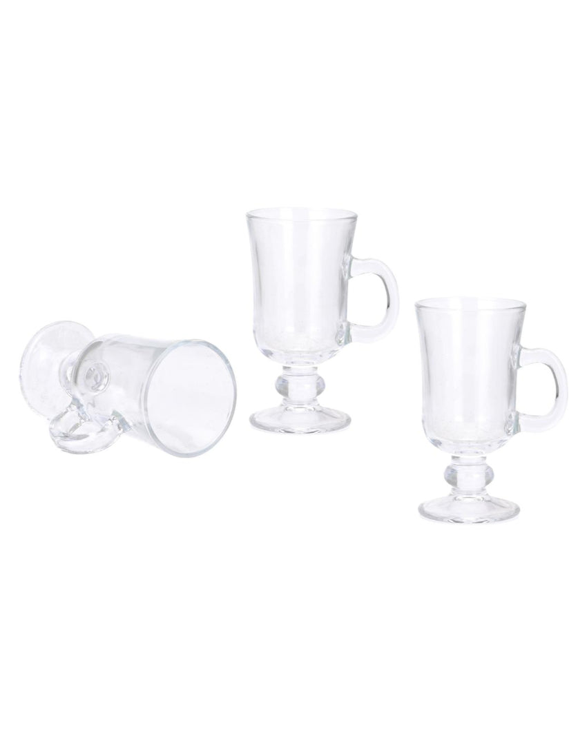 Timeless Design Clear Glass Beer Mugs | 200ml | 3 x 6 inches