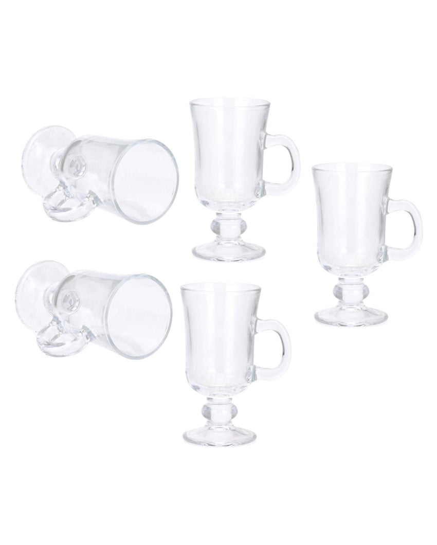 Timeless Design Clear Glass Beer Mugs | 200ml | 3 x 6 inches