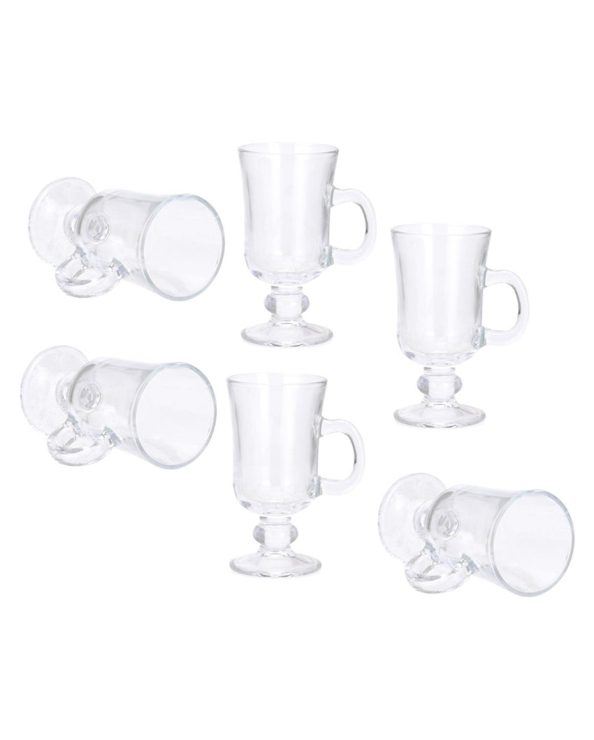 Timeless Design Clear Glass Beer Mugs | 200ml | 3 x 6 inches