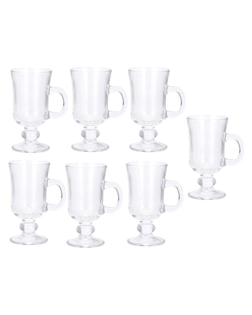 Timeless Design Clear Glass Beer Mugs | 200ml | 3 x 6 inches