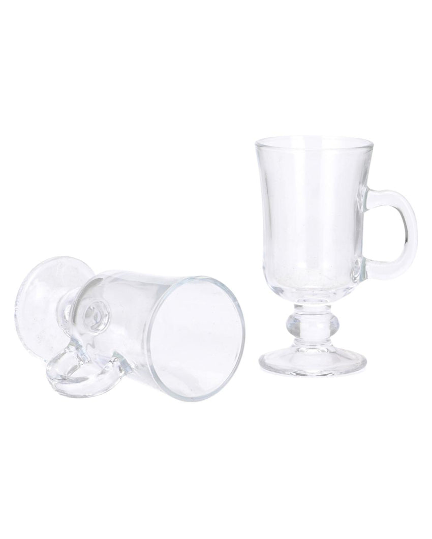 Timeless Design Clear Glass Beer Mugs | 200ml | 3 x 6 inches