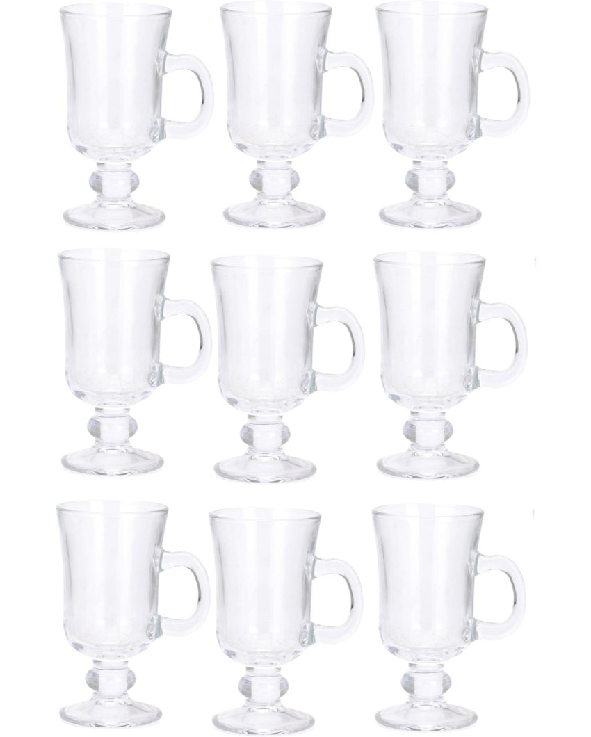 Timeless Design Clear Glass Beer Mugs | 200ml | 3 x 6 inches