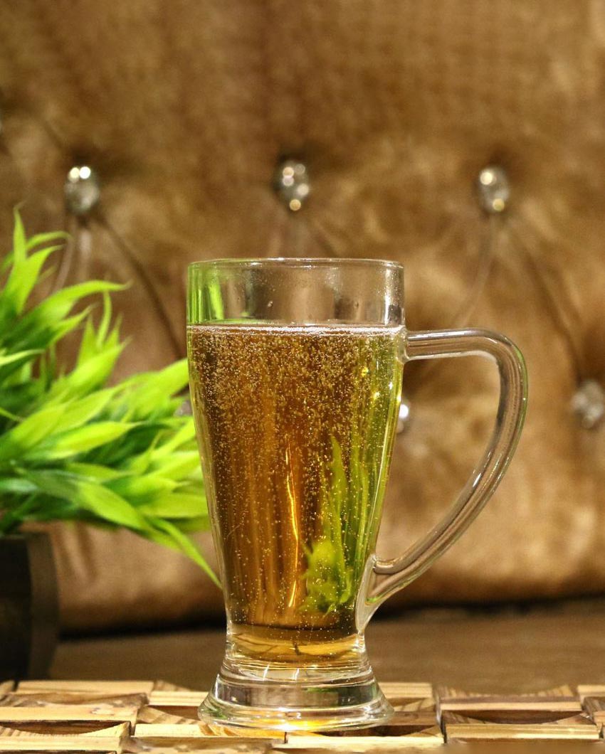 Heavy Base Clear Glass Beer Mugs | 250ml | 3 x 6 inches