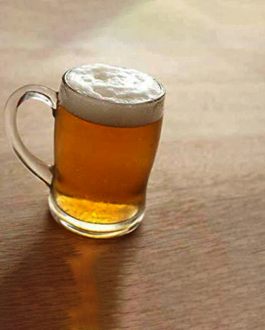 Celebration Ready Clear Glass Beer Mugs | 350ml | 3 x 5 inches