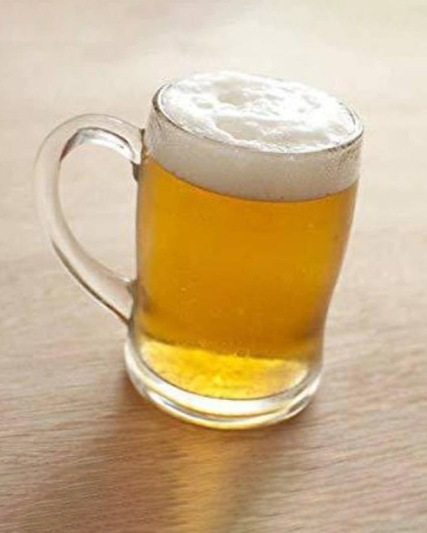 Celebration Ready Clear Glass Beer Mugs | 350ml | 3 x 5 inches