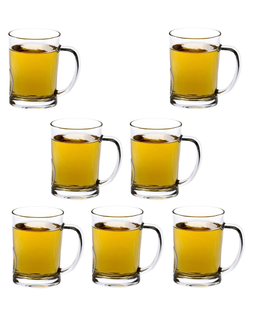Celebration Ready Clear Glass Beer Mugs | 350ml | 3 x 5 inches