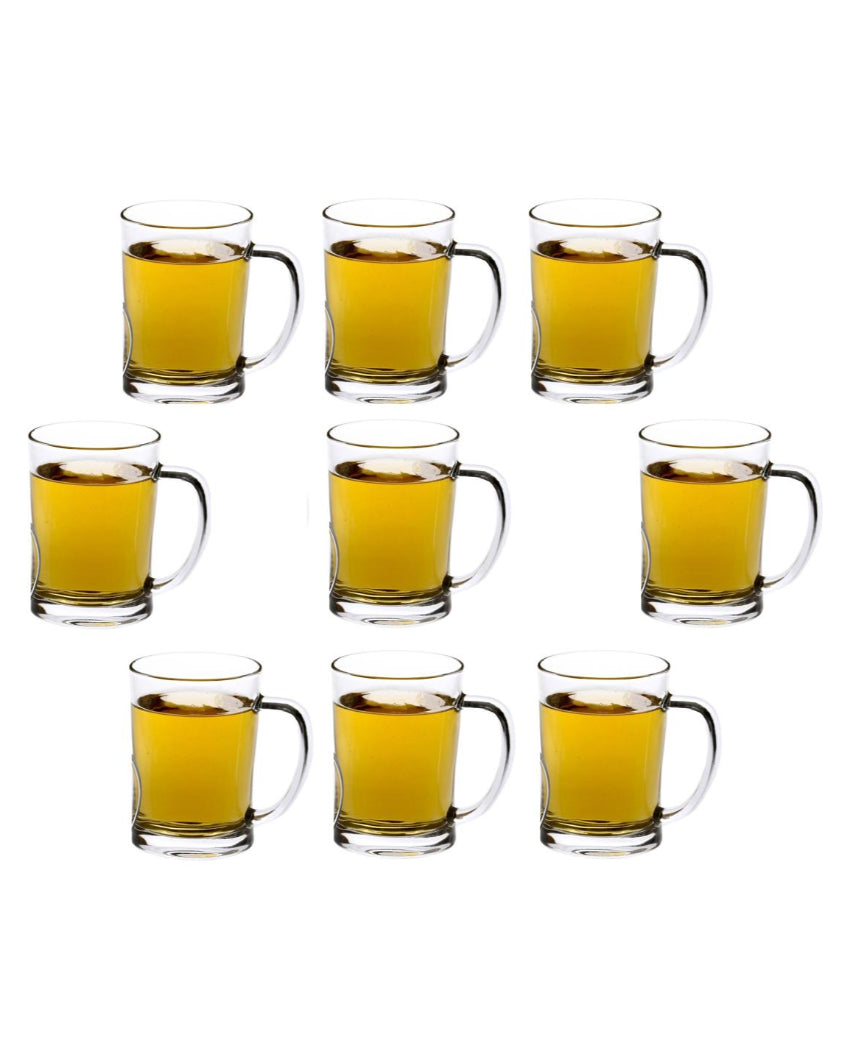 Celebration Ready Clear Glass Beer Mugs | 350ml | 3 x 5 inches