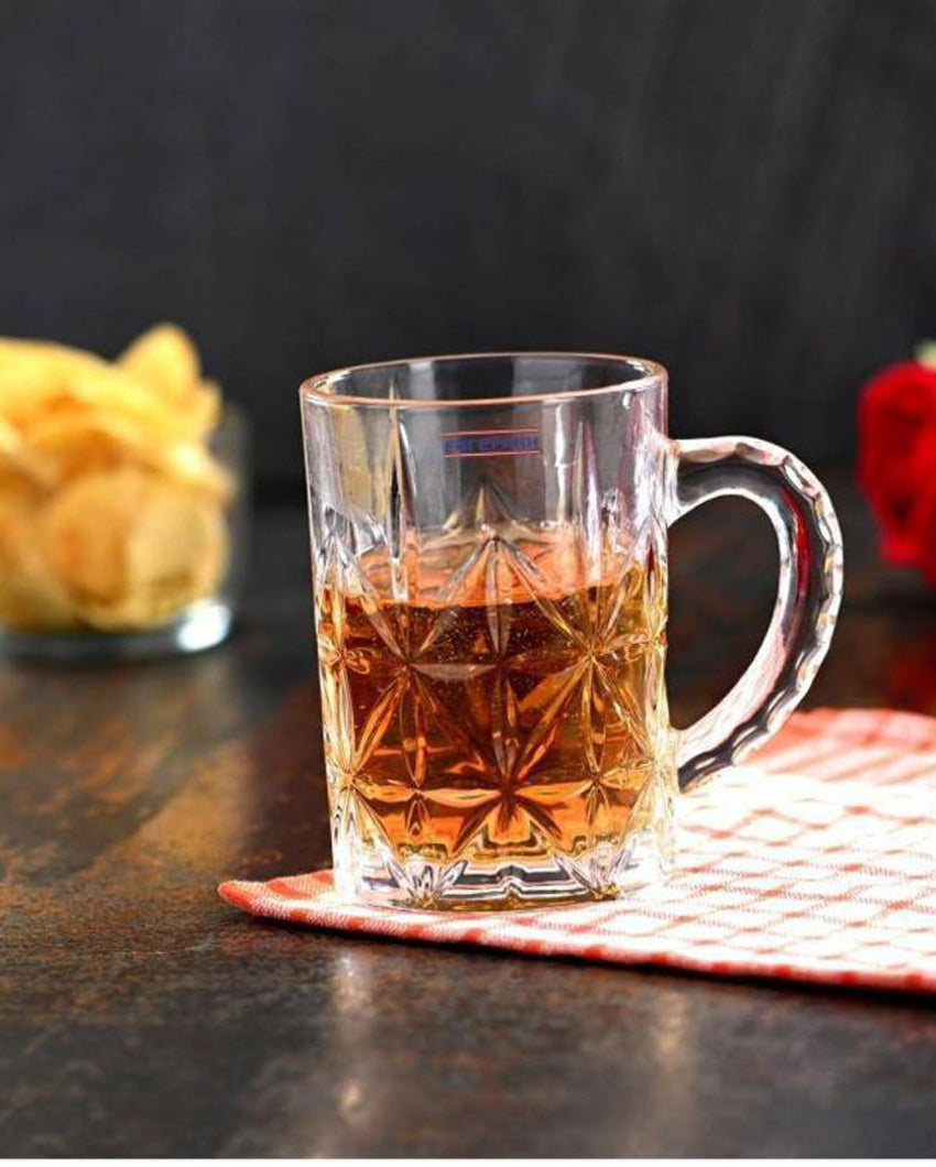 Hosting Essentials Clear Glass Beer Mugs | 450ml | 4 x 5 inches