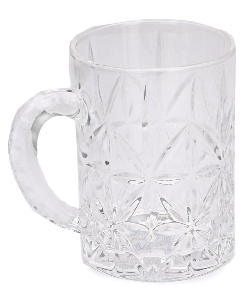 Hosting Essentials Clear Glass Beer Mugs | 450ml | 4 x 5 inches