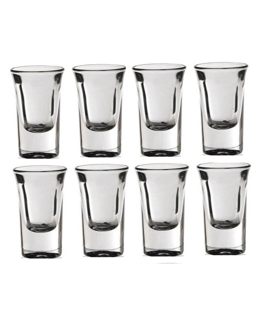 Thick Base Party Perfect Clear Glass Shot Glasses | 30ml | 2 x 3 inches