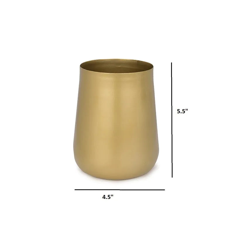 Gold Blossom Planter | Set of 2 Default Title