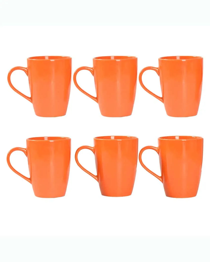 Orange Ceramic Coffee Mug | 360 ml