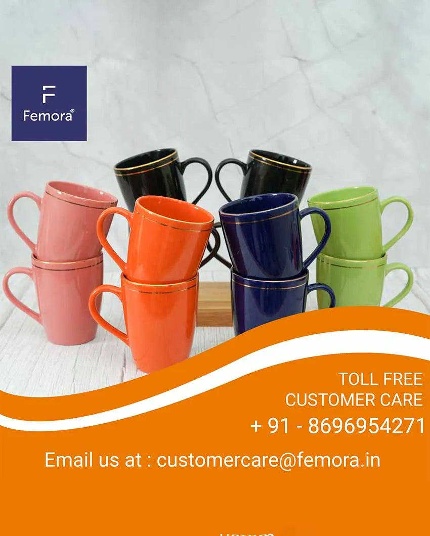 Peach Ceramic Coffee Mug | 360 ml
