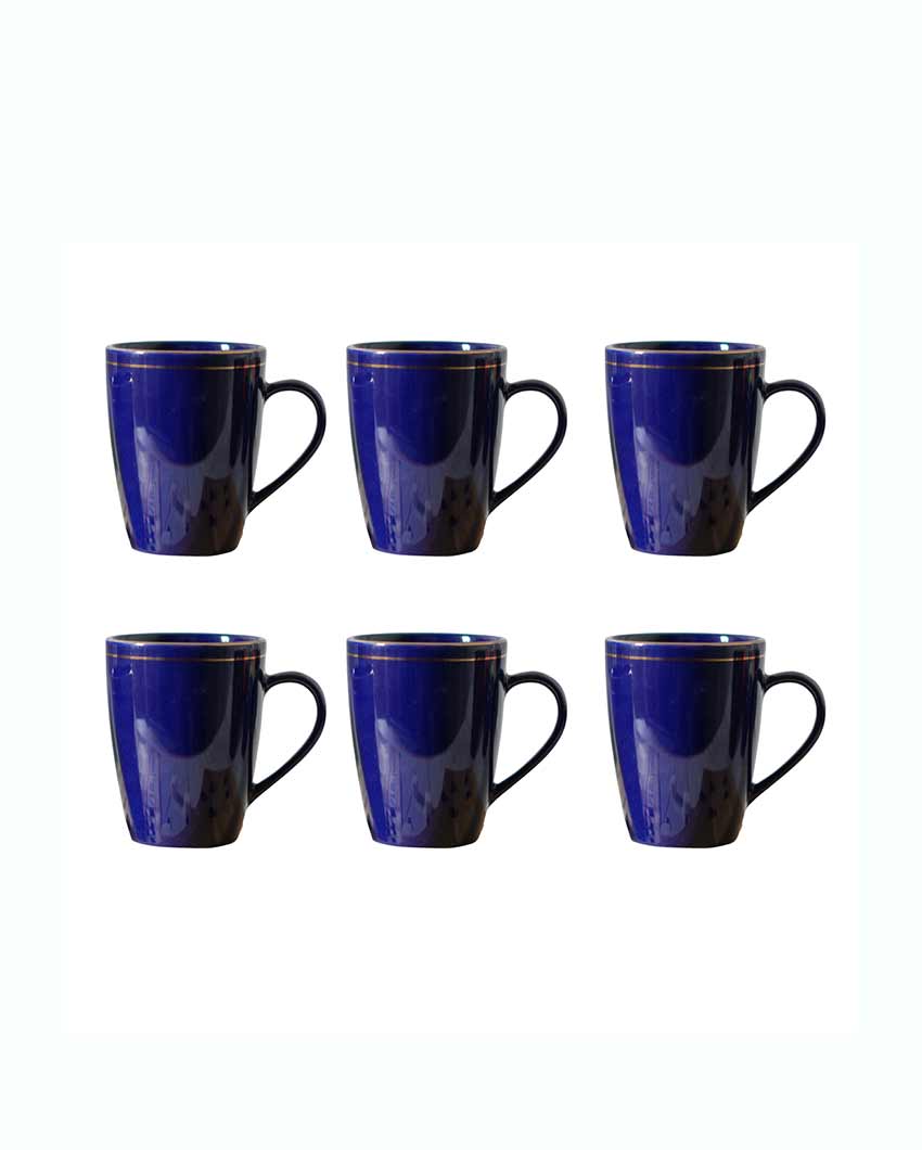 Blue Ceramic Coffee Mug | 360 ml