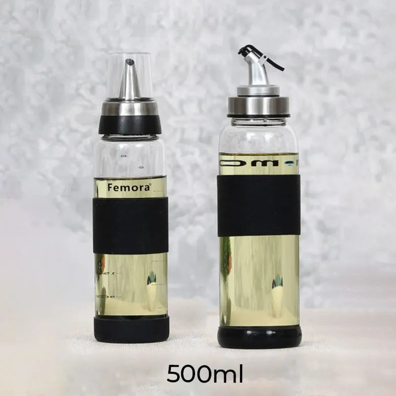 Borosilicate Glass Oil Dispenser | 500 ml | Set of 2
