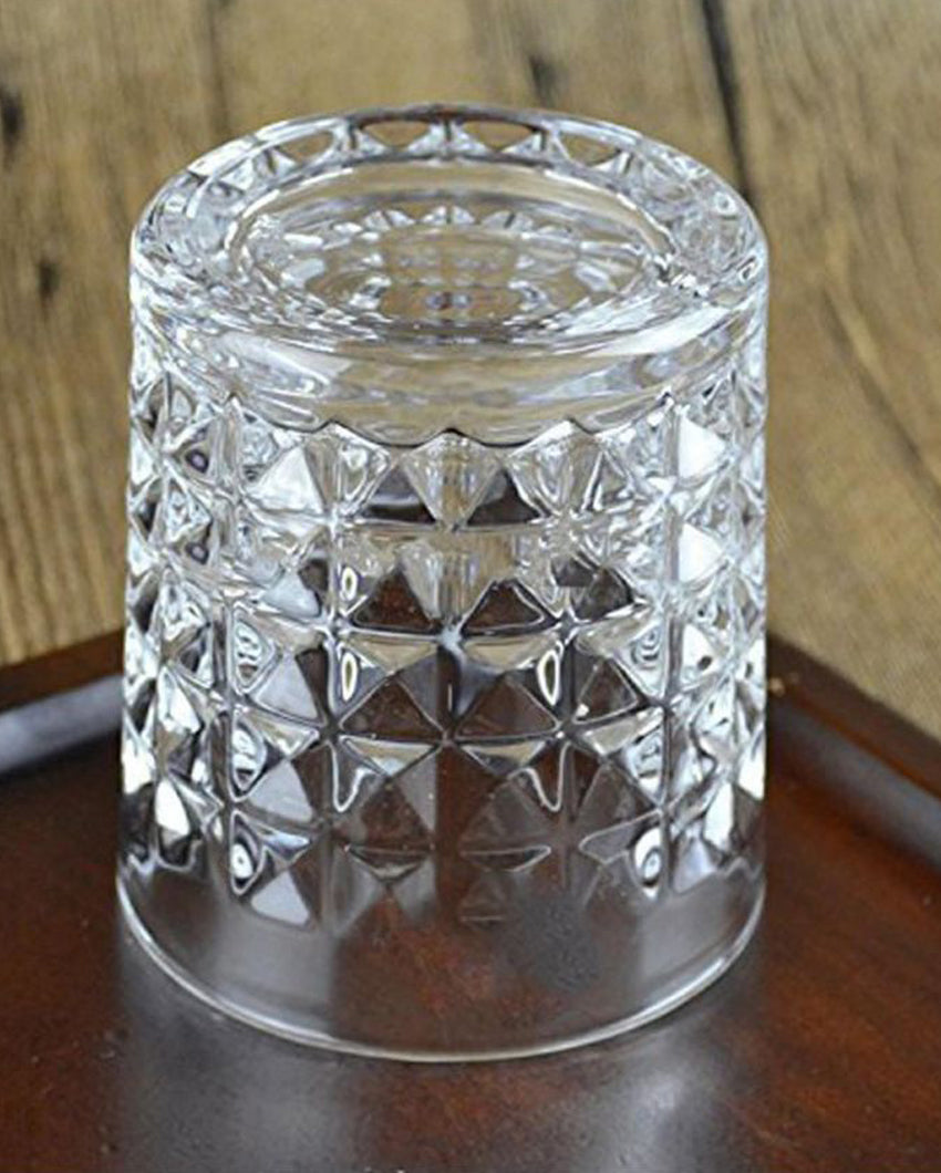 Sophisticated Round Base Whiskey Glasses for Spirits | 200ml | 3 x 4 inches