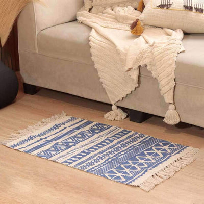 Vibrant Printed Modern Area Mat | 34 x 21 inches