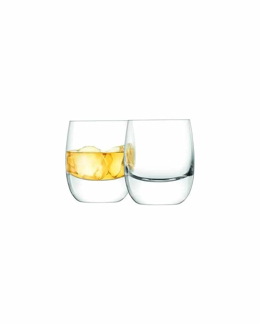 Bar Tumbler Whisky Glasses | 275 ml | Set Of 2 | 4 x 4 inches