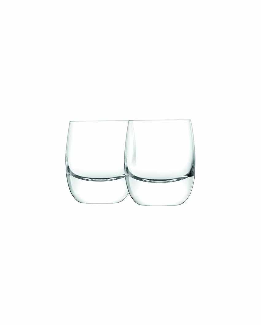 Bar Tumbler Whisky Glasses | 275 ml | Set Of 2 | 4 x 4 inches