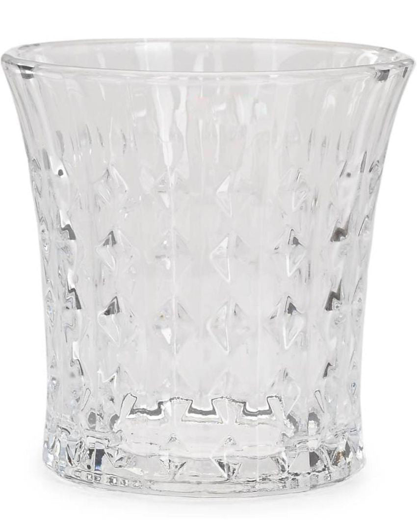 Elegant Heavy Base Whiskey Tumblers | 200ml | 4 x 4 inches