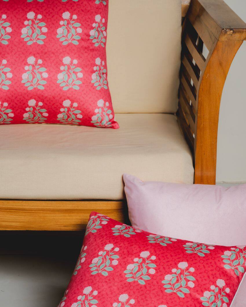 Gul Printed Velvet Cushions | 16 x 16 inches