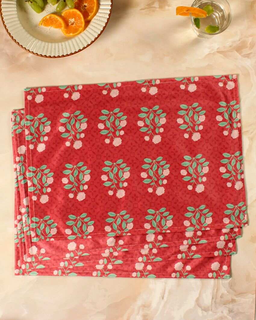 Gul Printed Velvet Placemats | 13 x 19 inches