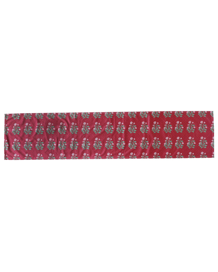 Gul Printed Velvet Table Runner | 13 x 59 inches