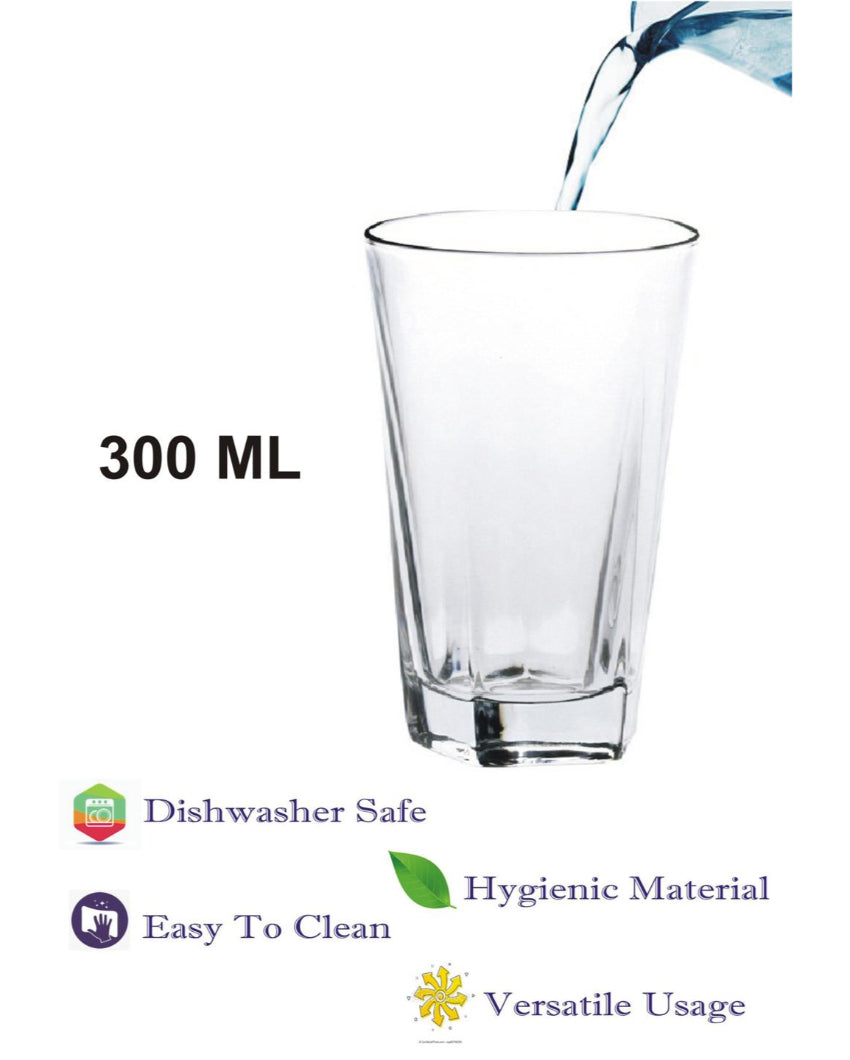 Durable Party Perfect Clear Glass Shot Glasses | 300ml | Set of 12