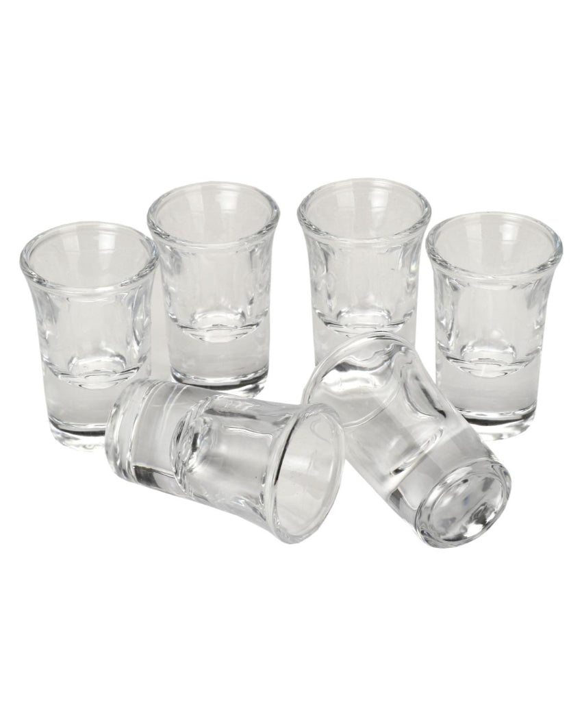 Party Perfect Glass Shot Glasses Clear | 30ml | Set of 6