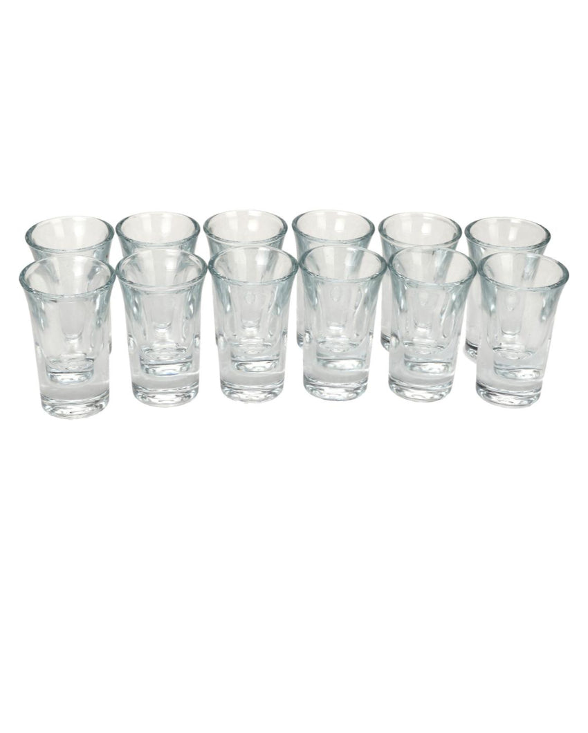Glass Shot Glasses Party Perfect Clear | 30ml | Set of 12