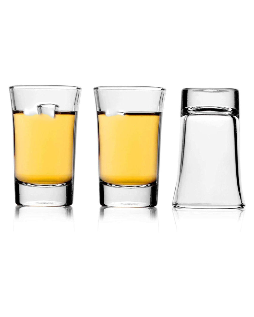 Thick Walled Party Perfect Clear Glass Shot Glasses | 30ml | 2 x 3 inches