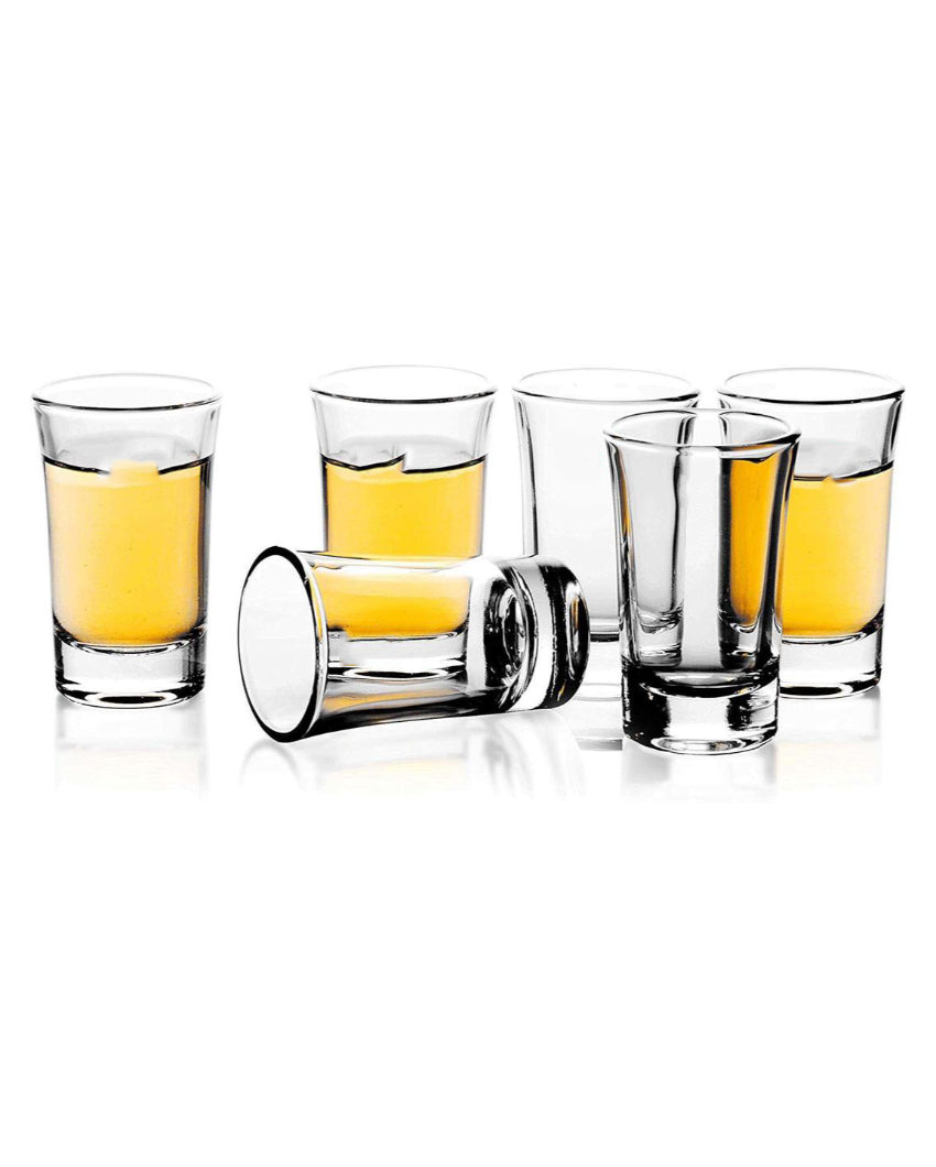 Thick Walled Party Perfect Clear Glass Shot Glasses | 30ml | 2 x 3 inches