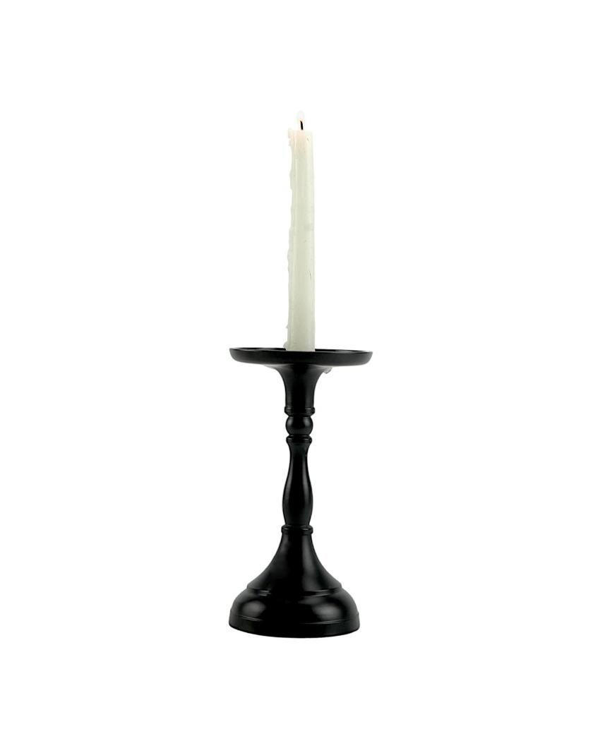 Elegant Accent Pillar Candle Holder | 4 x 8 inches
