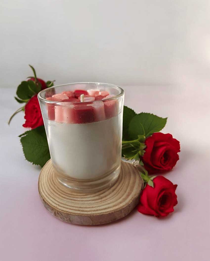 Heartfelt Glow Valentine Soy Wax Candle | 3 x 4 inches | 180ml
