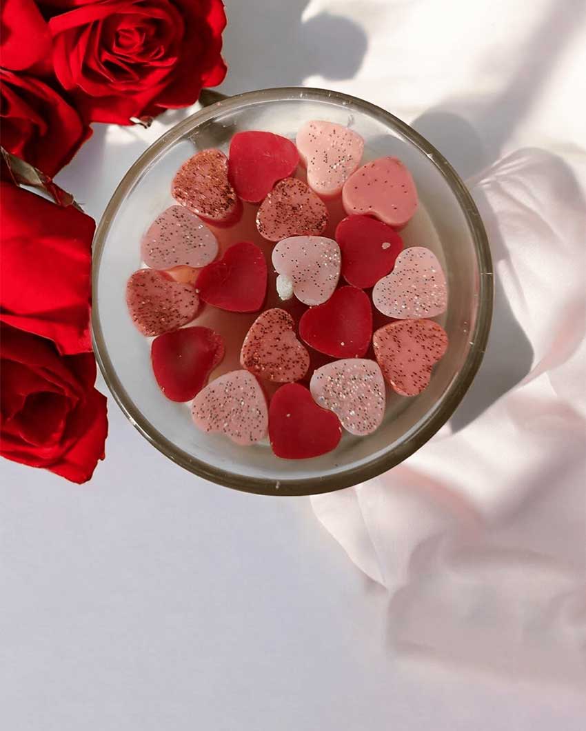 Heartfelt Glow Valentine Soy Wax Candle | 3 x 4 inches | 180ml