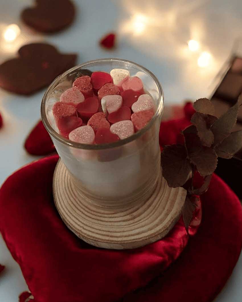 Heartfelt Glow Valentine Soy Wax Candle | 3 x 4 inches | 180ml
