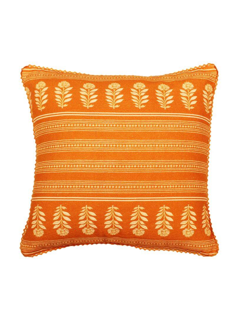 Holligold Printed Cotton Cushion Covers | 16 x 16 inches