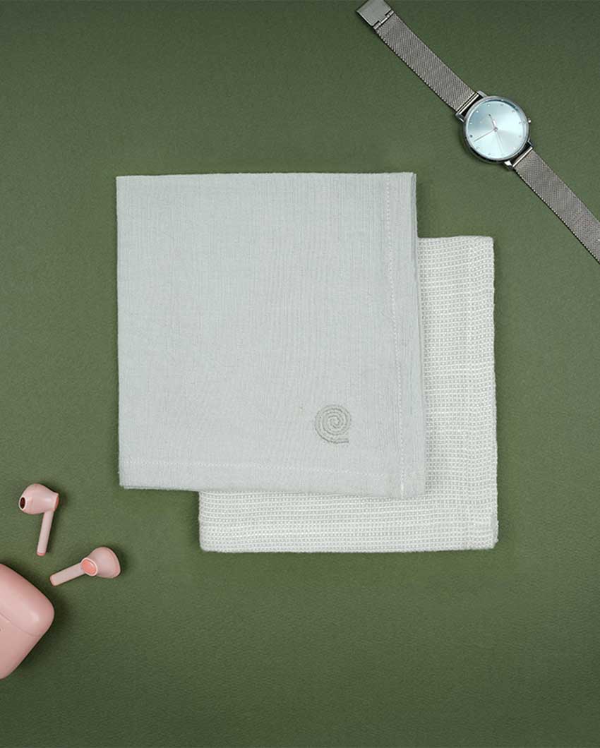 Women's Premium Bamboo Handkerchief | Pack Of 2 | 12 x 12 inches